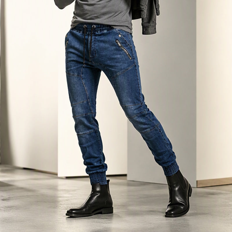 Men's Casual Slim Fit Jogger Jeans