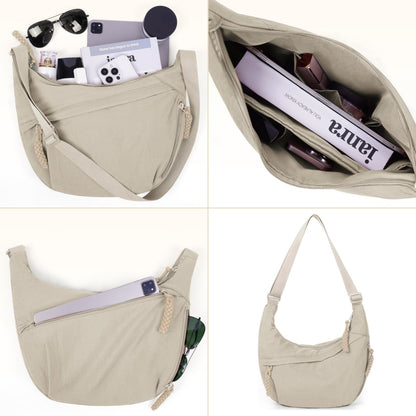 🎉Limited Offer Just ￡9.99😍Designer Direct Sales👜Women's Fashion Plain Colour Crossbody Hobo Bag
