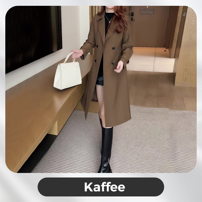 🔥Winterschlussverkauf Zeitlich Begrenztes 50% RABATT🔥Eleganter, warmer Trenchcoat für Damen