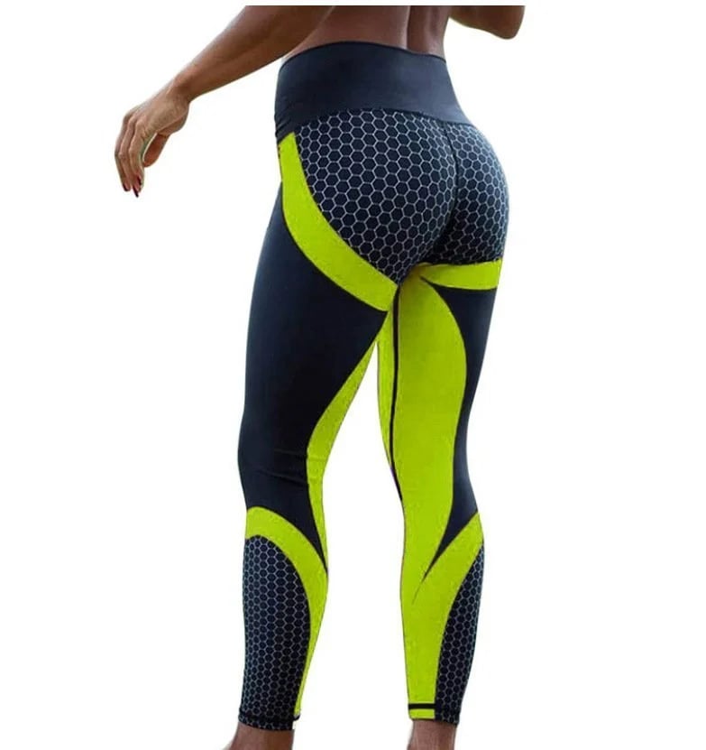 🍑Colourblock Butt Lifting Sport Leggings mit hoher Taille