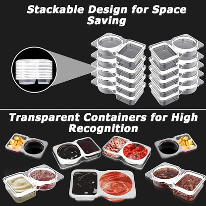 🏠💥BUY 2 GET 2 FREE💥🥐Reusable Snack Container with Lids