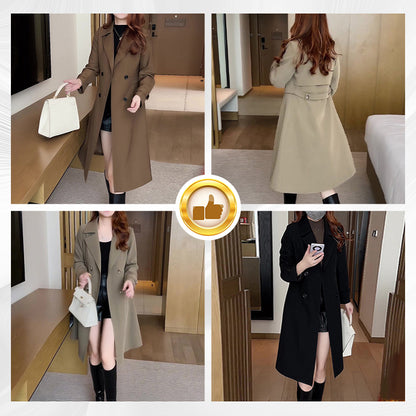 🔥Winterschlussverkauf Zeitlich Begrenztes 50% RABATT🔥Eleganter, warmer Trenchcoat für Damen