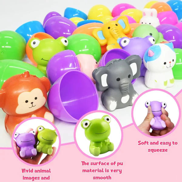 🔥Easter Promotion 49% OFF🔥24 PCS Easter Eggs Prefilled Slow Rising Squishy Toys🛩️Free Shipping