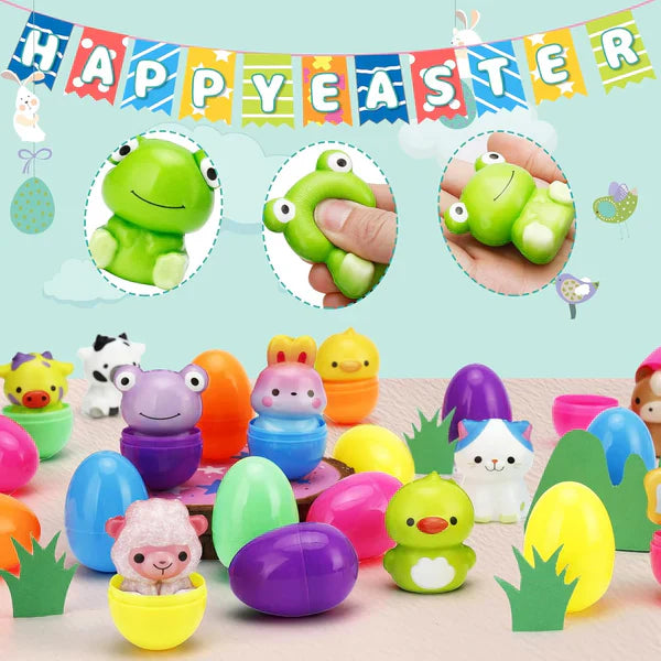 🔥Easter Promotion 49% OFF🔥24 PCS Easter Eggs Prefilled Slow Rising Squishy Toys🛩️Free Shipping