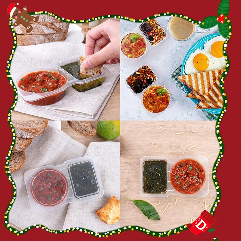 🏠💥BUY 2 GET 2 FREE💥🥐Reusable Snack Container with Lids