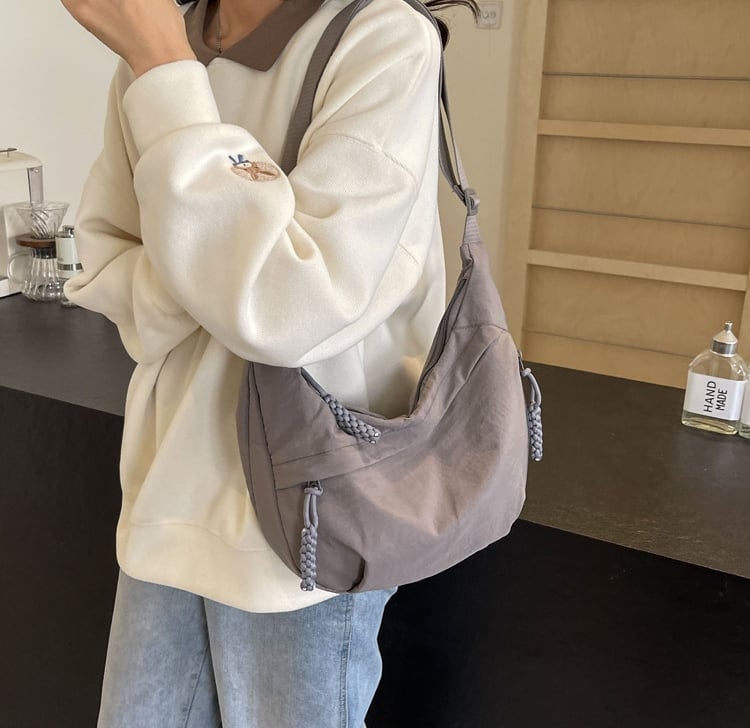 🎉Limited Offer Just ￡9.99😍Designer Direct Sales👜Women's Fashion Plain Colour Crossbody Hobo Bag