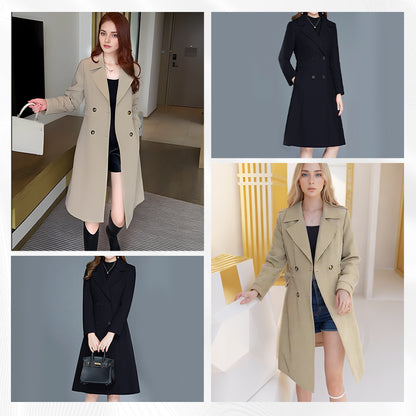 🔥Winterschlussverkauf Zeitlich Begrenztes 50% RABATT🔥Eleganter, warmer Trenchcoat für Damen