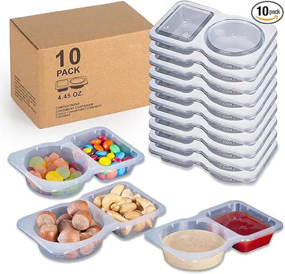 🏠💥BUY 2 GET 2 FREE💥🥐Reusable Snack Container with Lids
