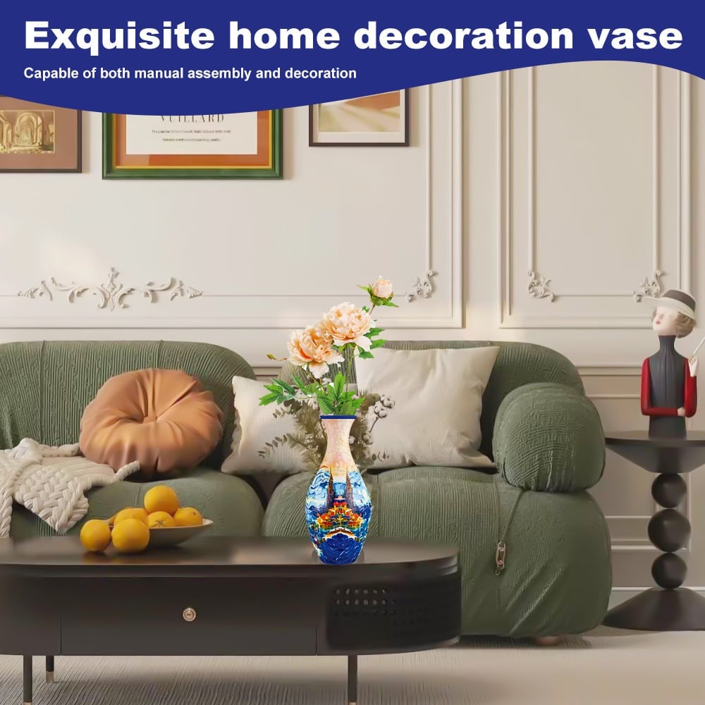 🎅Xmas Specials🧩3D Art Puzzle Vase