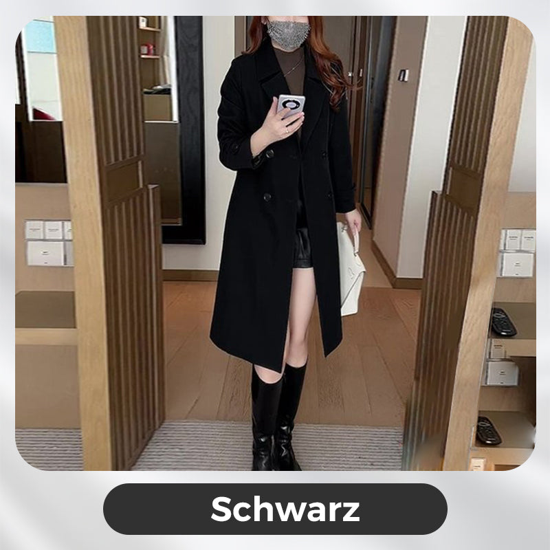 🔥Winterschlussverkauf Zeitlich Begrenztes 50% RABATT🔥Eleganter, warmer Trenchcoat für Damen