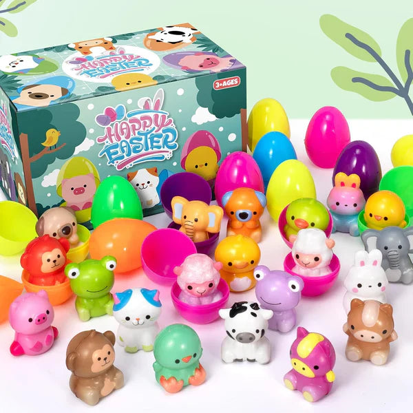 🔥Easter Promotion 49% OFF🔥24 PCS Easter Eggs Prefilled Slow Rising Squishy Toys🛩️Free Shipping