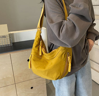 🎉Limited Offer Just ￡9.99😍Designer Direct Sales👜Women's Fashion Plain Colour Crossbody Hobo Bag
