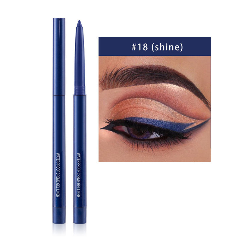 Mehrfarbiger, wasserfester und lang anhaltender Eyeliner-Stift