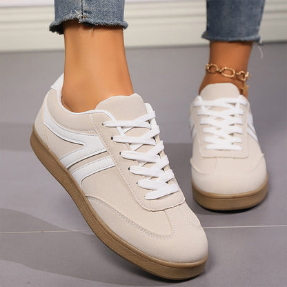 Casual Non-Slip PU Leather Sneakers for Women & Men