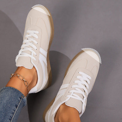 Casual Non-Slip PU Leather Sneakers for Women & Men