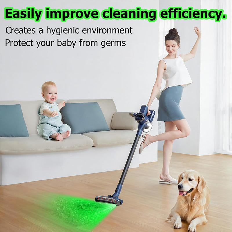 Green LED Dust Finder Light Vacuums  Attachment