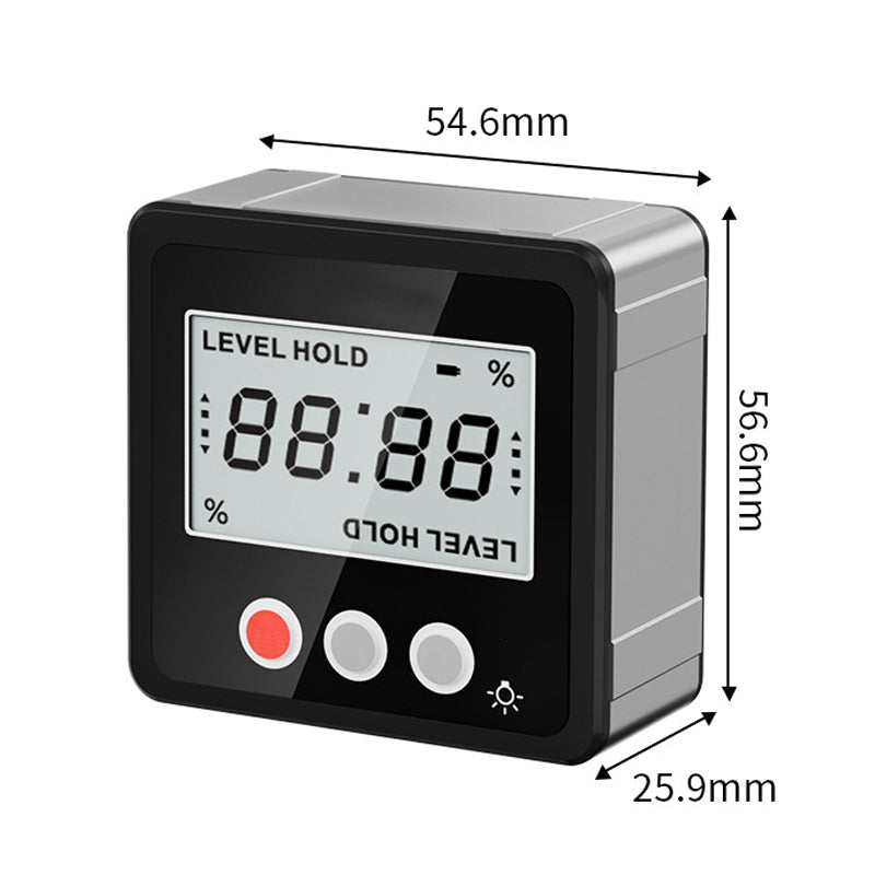 Magnetischer Laser-Digitalwinkelmesser mit Wasserwaage