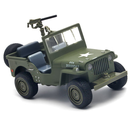 Off-Road Military Vehicle Diecast Model with Light & Music