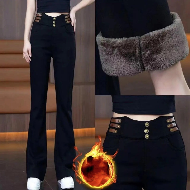 🎁Early Valentine's Sale - 37% Discount🔥High-cut women's trousers with plush lining