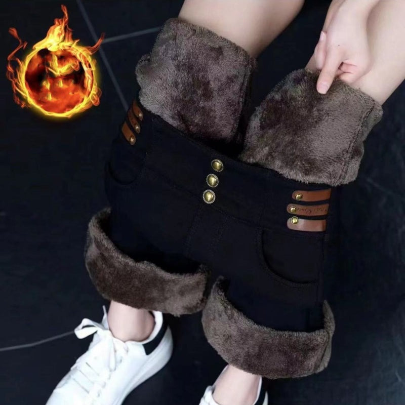 🎁Early Valentine's Sale - 37% Discount🔥High-cut women's trousers with plush lining