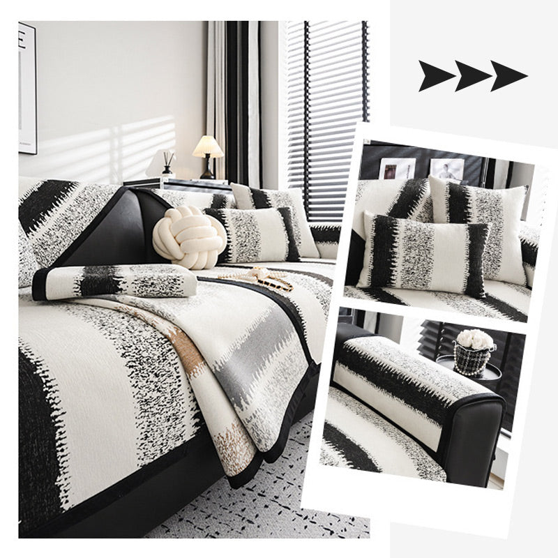 Universal Non-slip Striped Sofa Cover