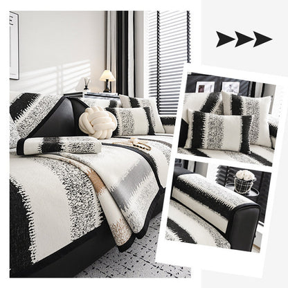 Universal Non-slip Striped Sofa Cover