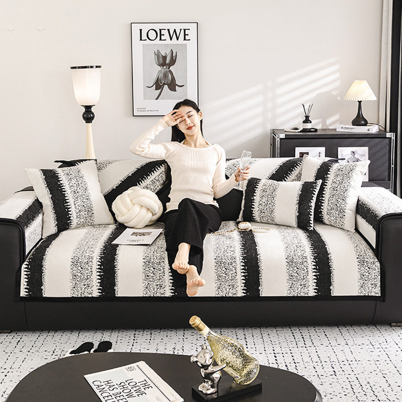 Universal Non-slip Striped Sofa Cover