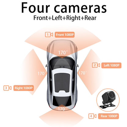 ✨ Driving Security ✨4-Channel 1080P Car Recorder