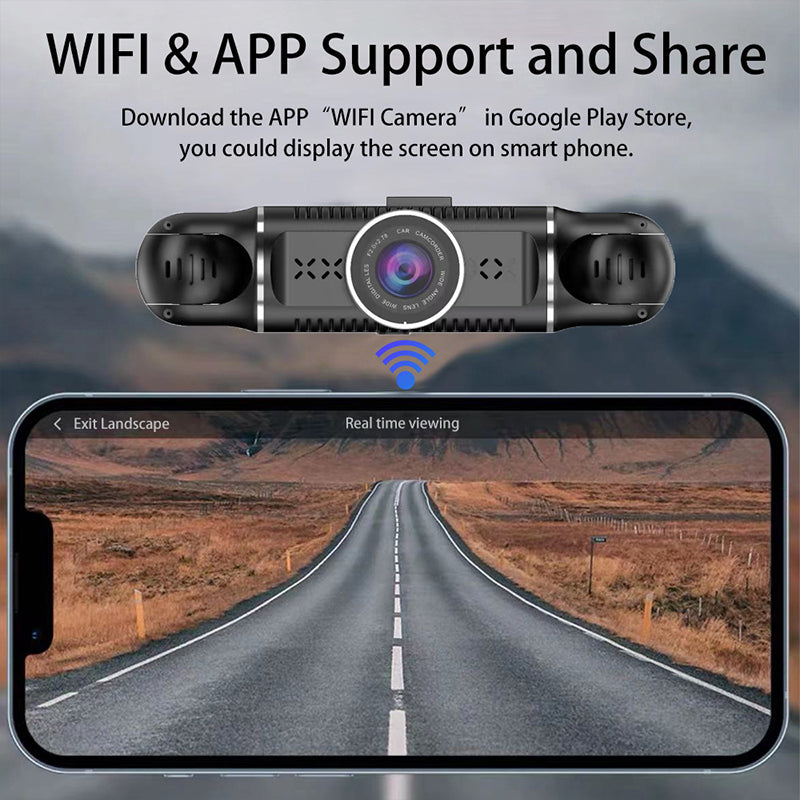 ✨ Driving Security ✨4-Channel 1080P Car Recorder