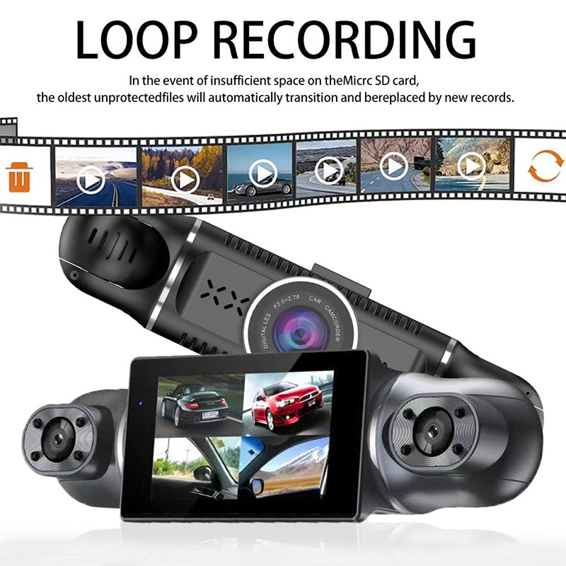 ✨ Driving Security ✨4-Channel 1080P Car Recorder