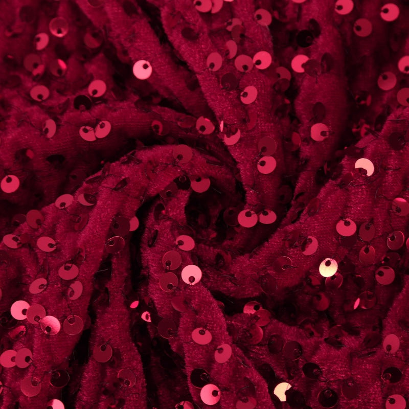 Elegant Sequins Patchwork Waist-Cinching Dress