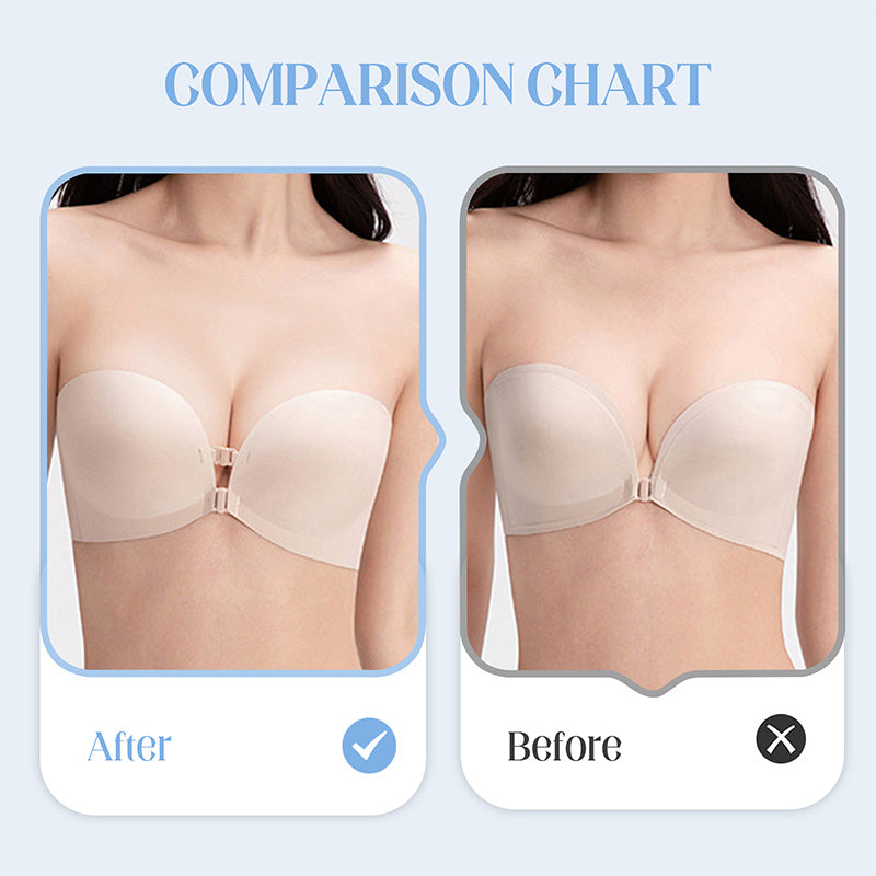 Removable Straps Wire-Free Gathering Bra