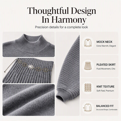 Women's Knit Sweater & Skirt 2-Piece Set