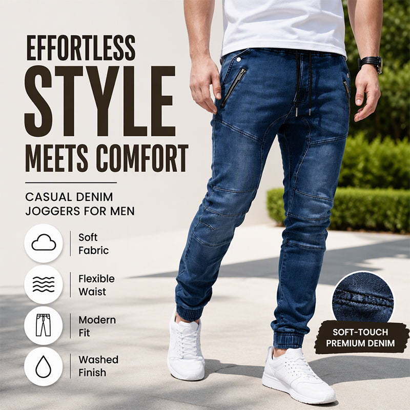 Men's Casual Slim Fit Jogger Jeans