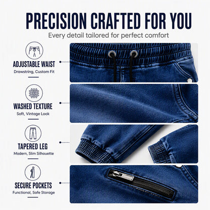 Men's Casual Slim Fit Jogger Jeans
