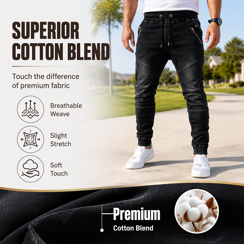 Men's Casual Slim Fit Jogger Jeans