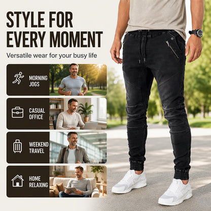 Men's Casual Slim Fit Jogger Jeans