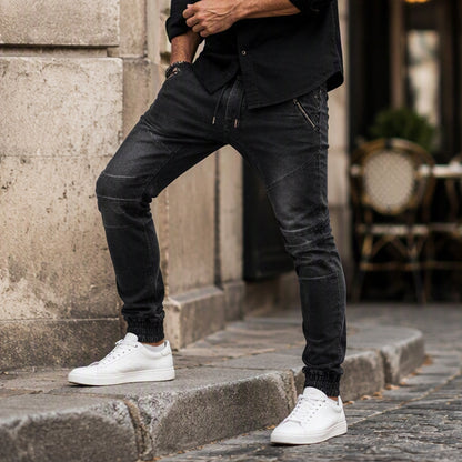 Men's Casual Slim Fit Jogger Jeans