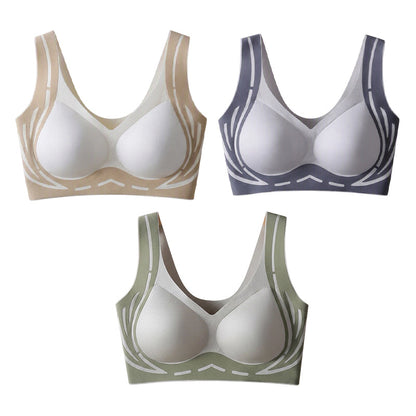 Women's Seamless Wireless Push-Up Bra